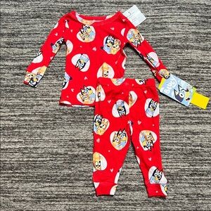 Bluey - Boy's Pajama Set Size 12M